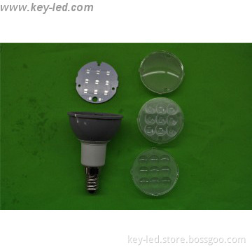 Plastic 4W E17 led spotlight spare parts for high-end market